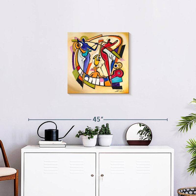 Abarca Musical Vibes, 39" H x 39" W