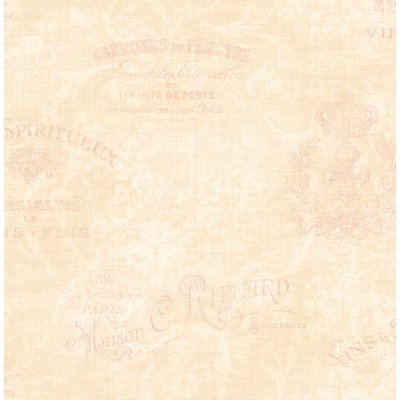 Designs Almond Riffard Toile Unpasted Wallpaper
