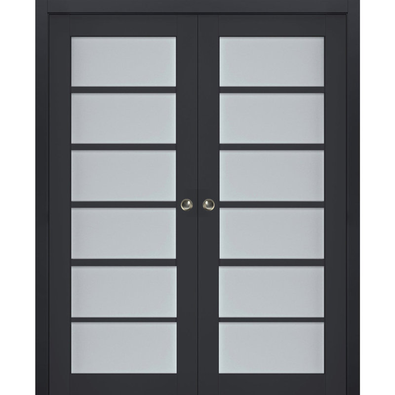 Portes de placard Veregio, Antracite, 64 po x 80 po