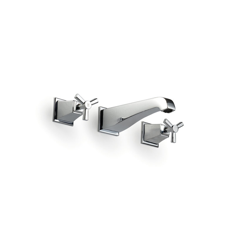 Time Mixer Wall Mounted Bathroom Faucet, Chrome