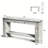 Solid Wood Reis with Minimalist Design, Rustic Farmhouse Style for Entryway, Hallway or Living Room