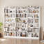 Bibliothèque simple H 71 "x l 24" à 7 niveaux avec compartiment supérieur ouvert-322805583-321153094