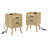 Rattan Nightstand With Socket Side Table Natural Handmade Rattan, Set Of 1 Or 2