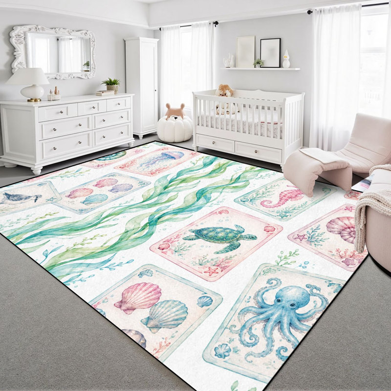 Tapis 8 x 8 po pour tapis Mahjong, Rectangle 14' x 10'