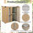 Small Outdoor Storage Cabinet Waterproof With Shelves