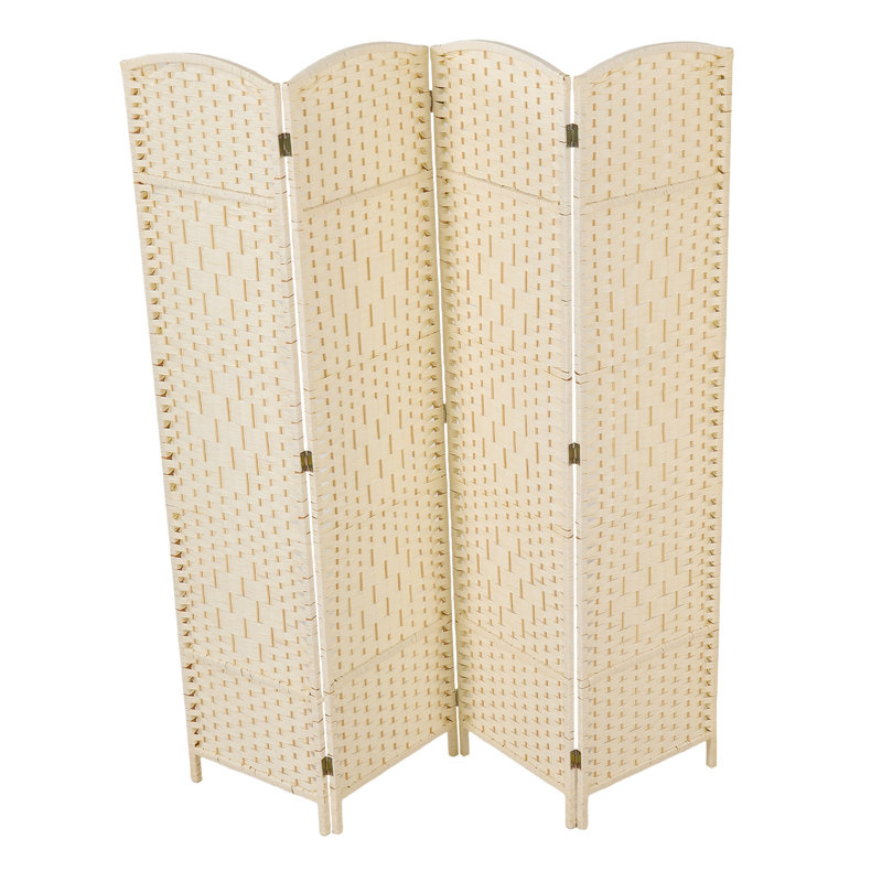 160 cm W x 170 cm H 4 - Panel Folding Room Divider