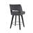 Bisto 26.4" Swivel Counter Stools Set of 2, Upholstered Seat for Kitchen Island-1212373674