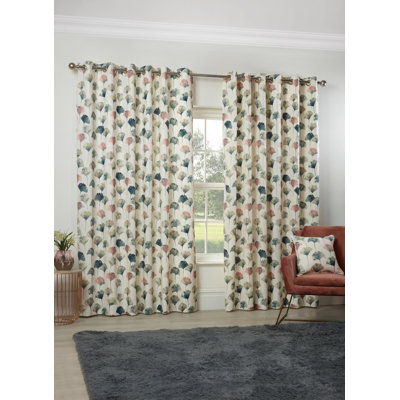 Staats Cotton Blend Room Darkening Curtain Pair