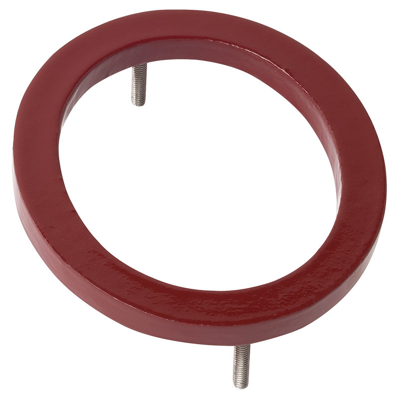 Numéro de maison à fixation flottante 24 po, Rouge brique, 0