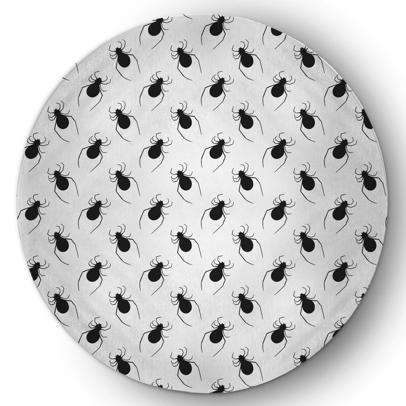 Demontreal Chenille Indoor Rug, Round 5'