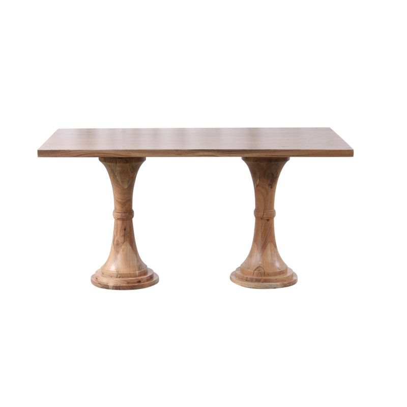 Table de salle à manger rectangulaire L 59 po x l 33,5 po Forhad
