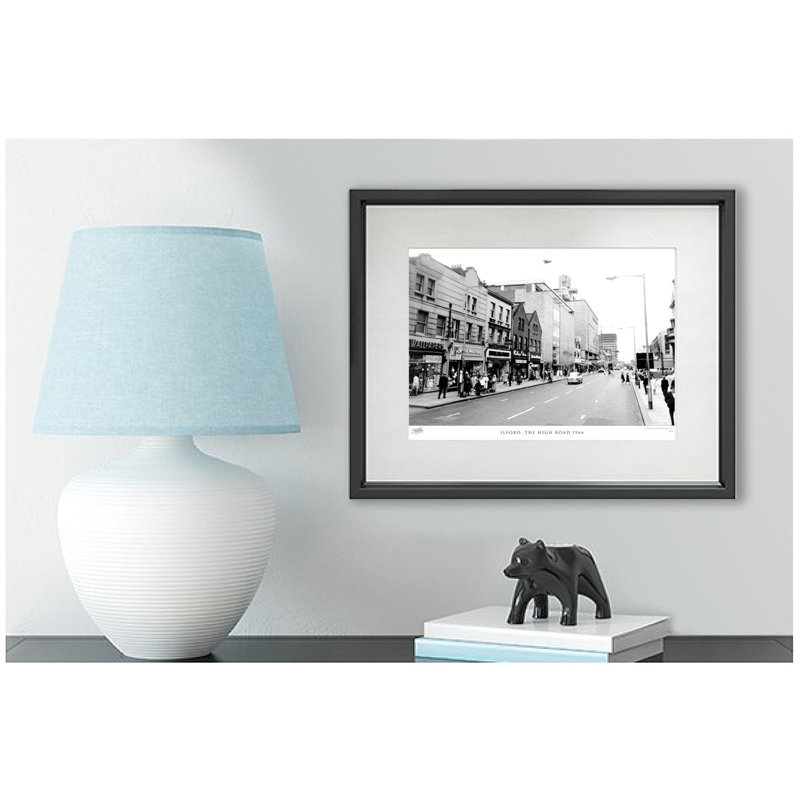 Ilford, The High Road 1966 by Francis Frith - Single Picture Frame Print, 45cm H x 60cm W x 2.3cm D