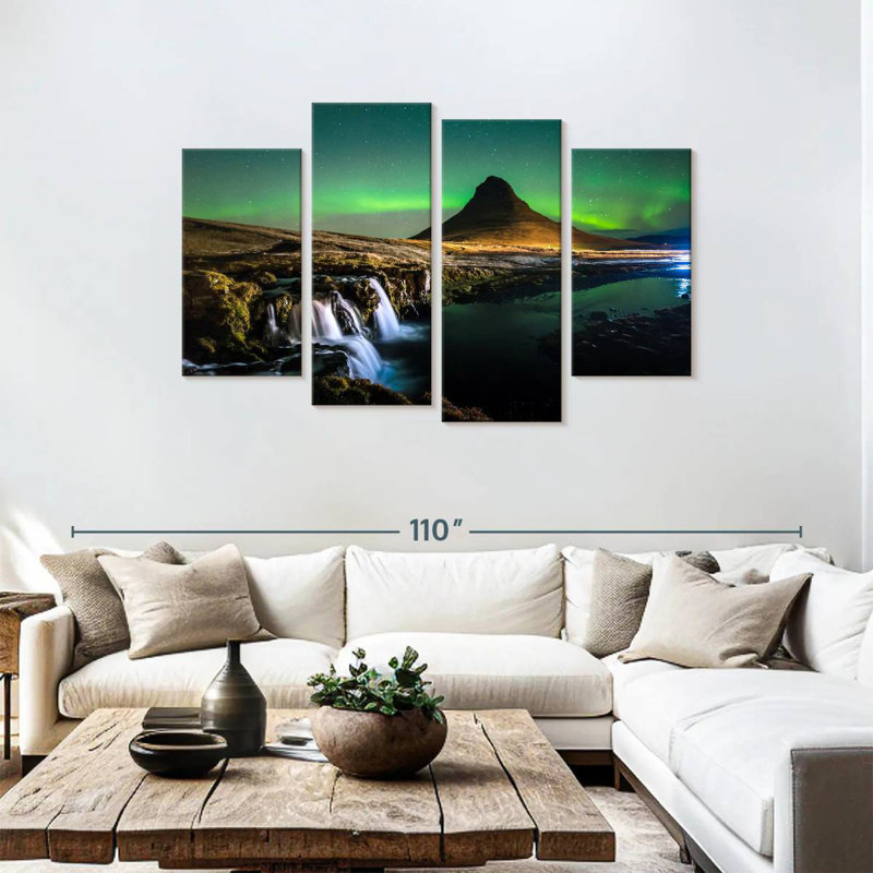 Alvord Starlit Landscape Aurora, 48" H x 75" W