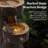 22.4" Tall Water Fountain with Led Lights