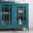 62" Tv Stand, Buffet Sideboard Cabinet, Teal Blue
