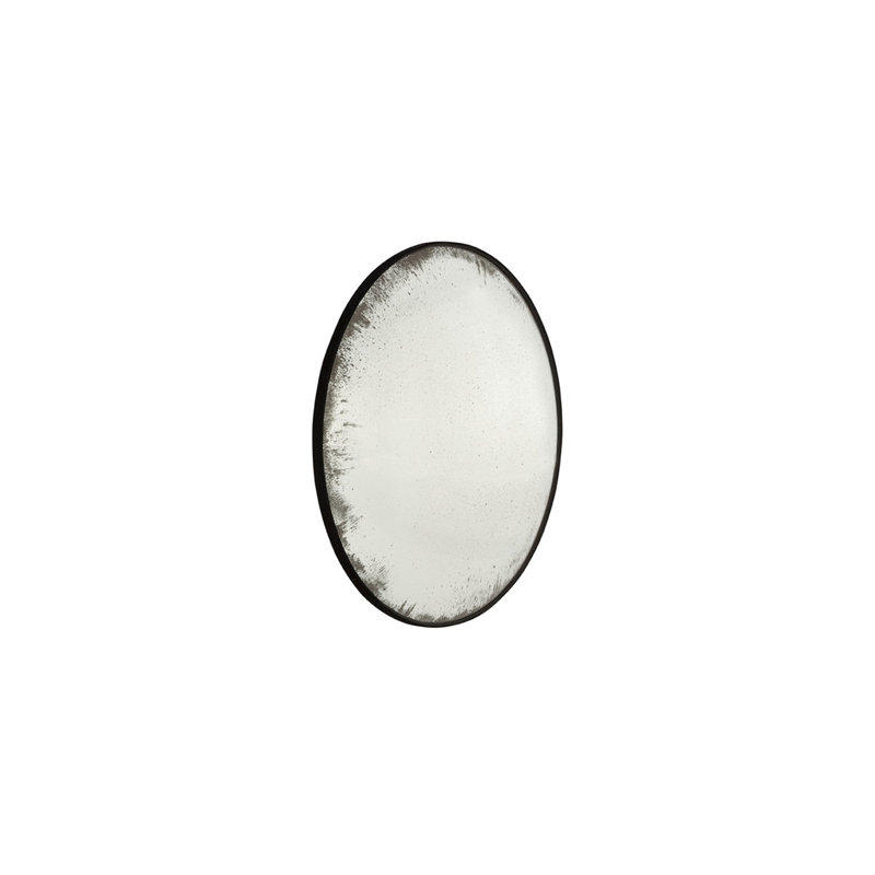 Hines Round Metal Wall Mirror, 24" x 24"
