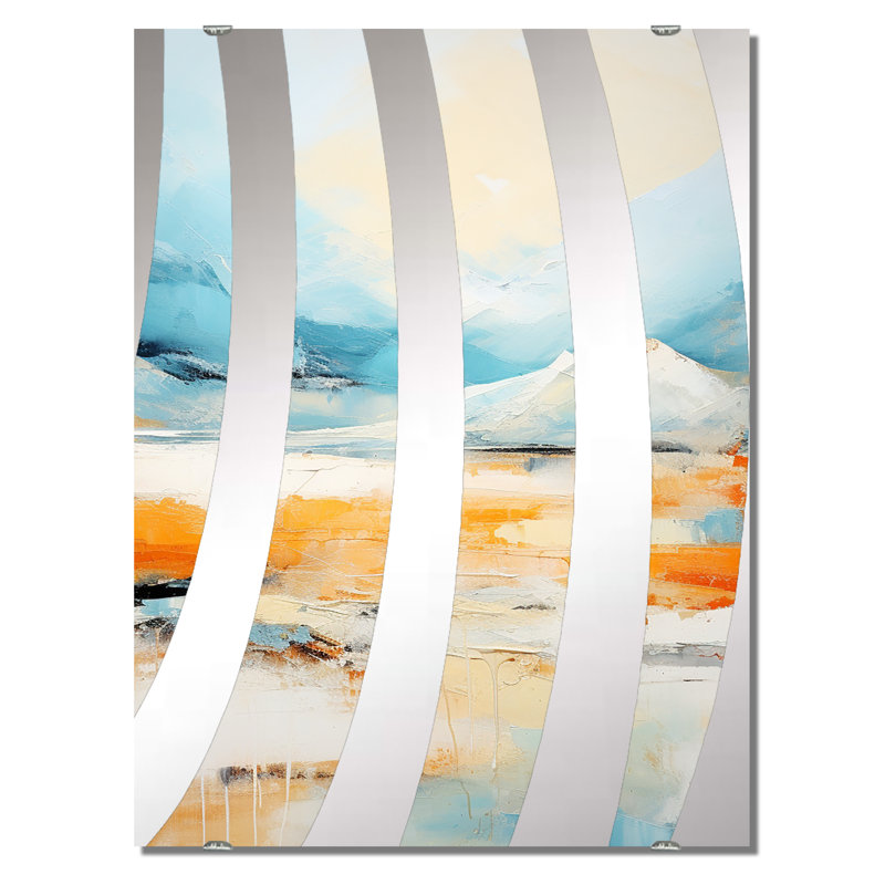 Miroir mural Berlinerly - Tachisme MIR136202, 40 po x 30 po