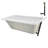 60'' x 32'' Acrylic Soaking Drop-In Bathtub, Drain Included-97545237