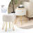 Round Pleated Velvet Ottoman with Storage-1534620954-1534620945