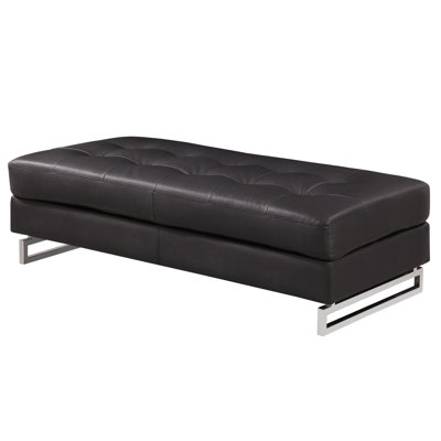 Legs Leather In Brown With Solid Wood - Oversized Design Inside