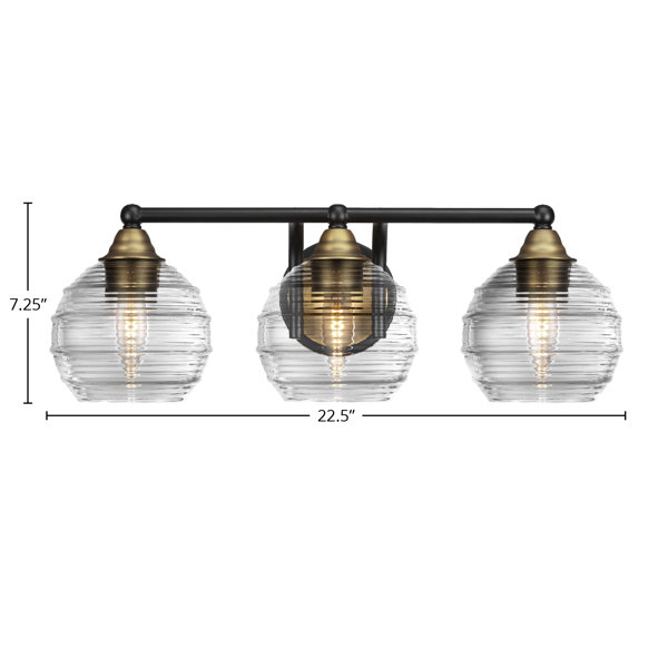 Longshore Tides Michell 3 - Light Dimmable Vanity Light & Reviews | Wayfair