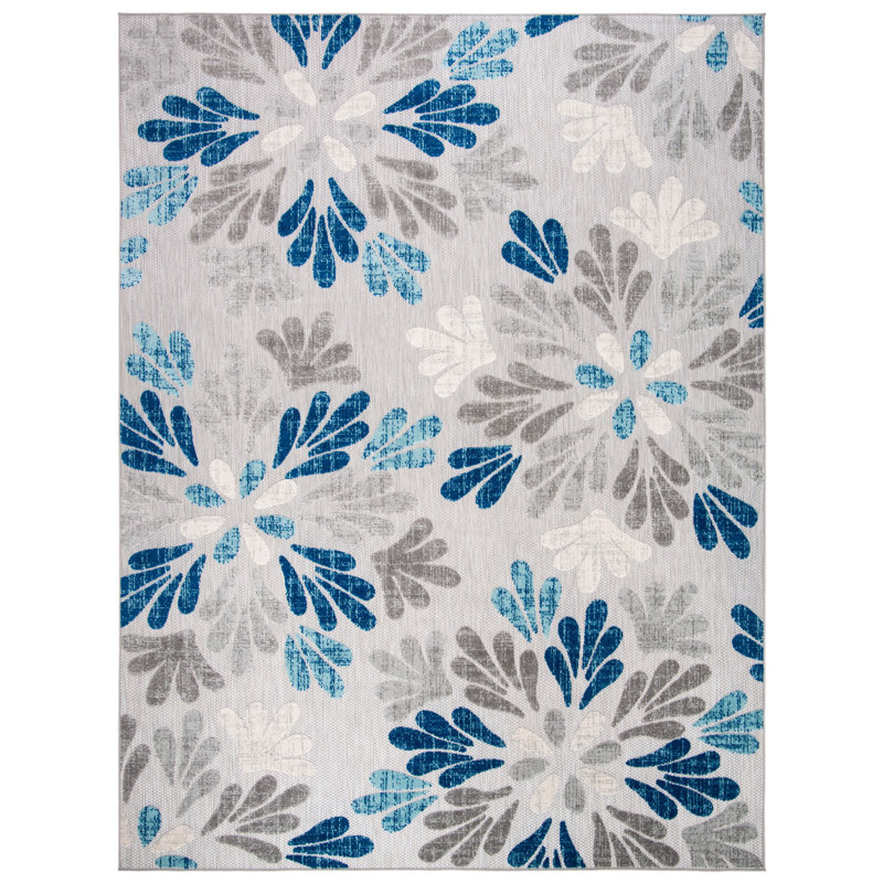 Kellems Performance Floral Indoor/Outdoor Area Rug, Rectangle 8' x 10'