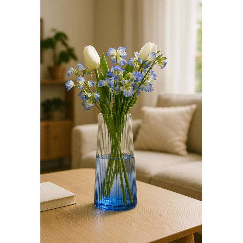 Empire - Grand vase, Bleu, H 9 po x l 4,25 po x P 4,25 po
