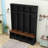 3-in-1 Rustic Wooden Hall Tree with Bench, Storage Compartments and Vintage Hooks for Entryway-483994383