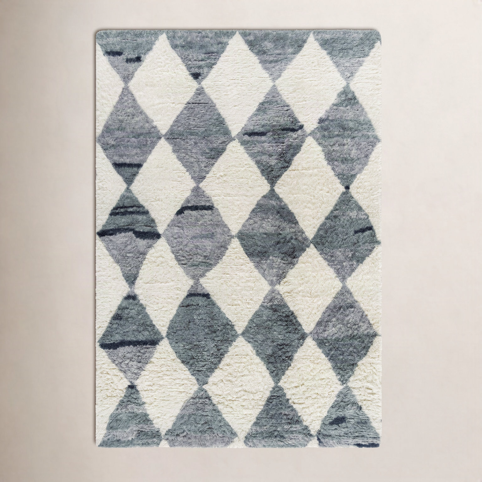 Anemone Hand-Tufted Moroccan Shag Rug, Rectangle 9' x 12'