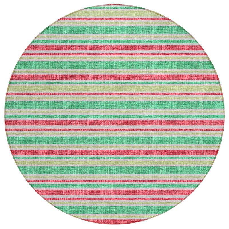 Tapis d'intérieur rond 8 po