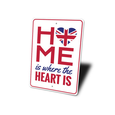 United Kingdom Home Aluminum Sign
