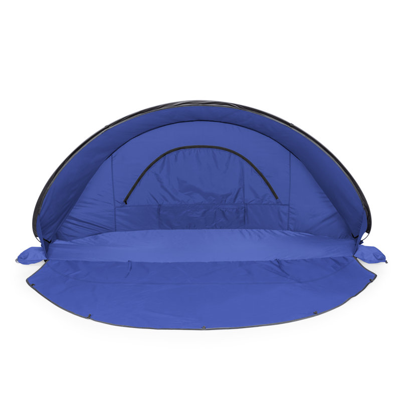 Tente de plage portable et escamotable pour être à l'abri du soleil Erik Manta, Bleu