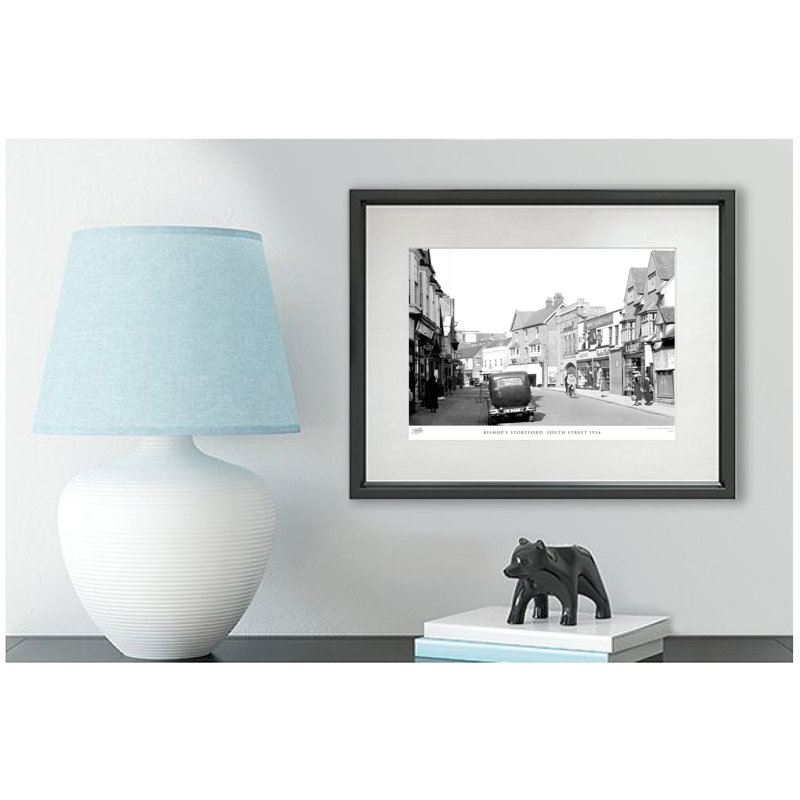 Bishop's Stortford, South Street 1934 by Francis Frith - Single Picture Frame Print, 28cm H x 36cm W x 2.3cm D