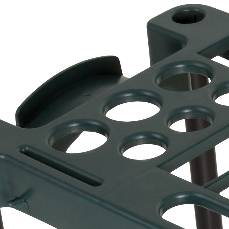 Stalwart Garden Tool Organizer - Utility Rack Maximizes Yard Tool Storage - Garage Space Saver