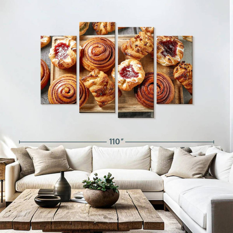 Yarlin Danish Baked Goods, 54'' H x 84'' W