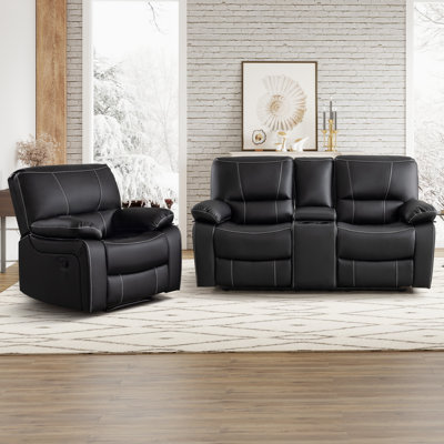 Vandon 2 - Piece Faux Leather Living Room Set