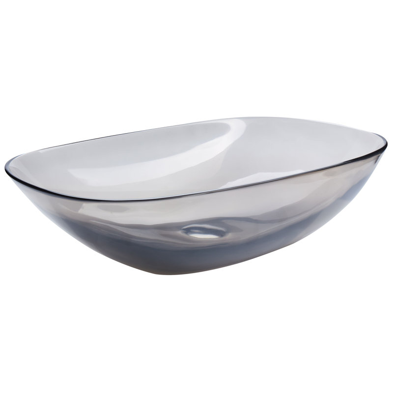 Ivy Bronx Chanoch Solid Surface Oval Sink, Black