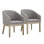 Bethea Rounded Back Dining Chair With Solid Wood Legs