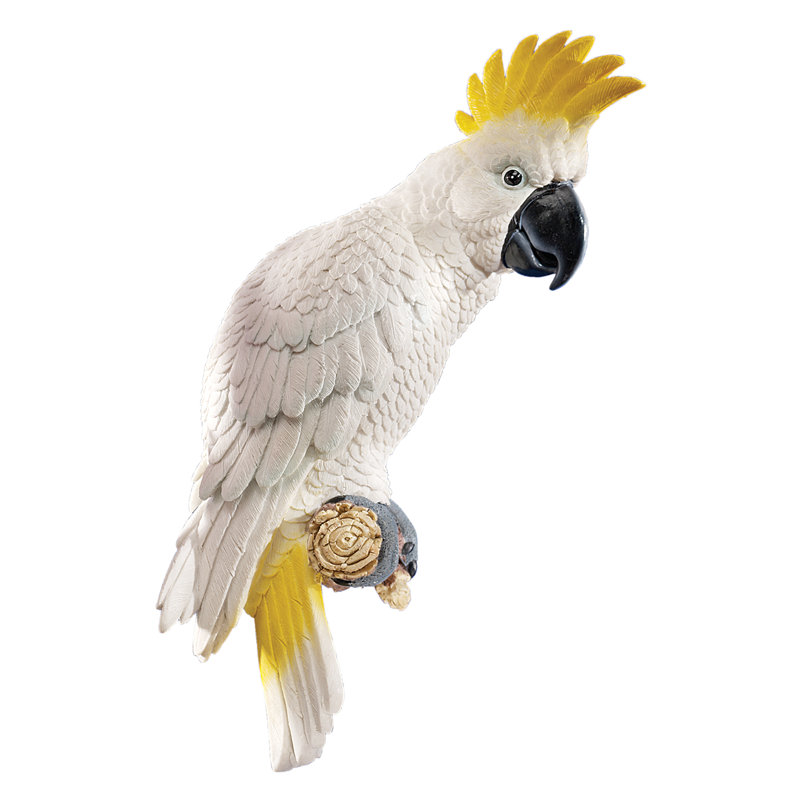 Sculpture murale Cockatoo Tropical