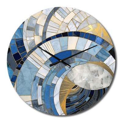 Horloge murale Constructing Realms I