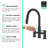 KRAUS Oletto Touchless Sensor Bridge Kitchen Faucet With Pull-Down Sprayhead-101988685