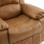 Fauteuil inclinable et oscillant en cuir