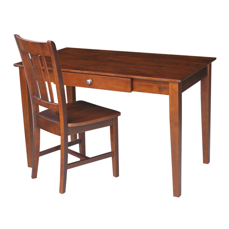 Bureau d'écriture et chaise Lanagan, H 30 po x l 48 po x P 26 po