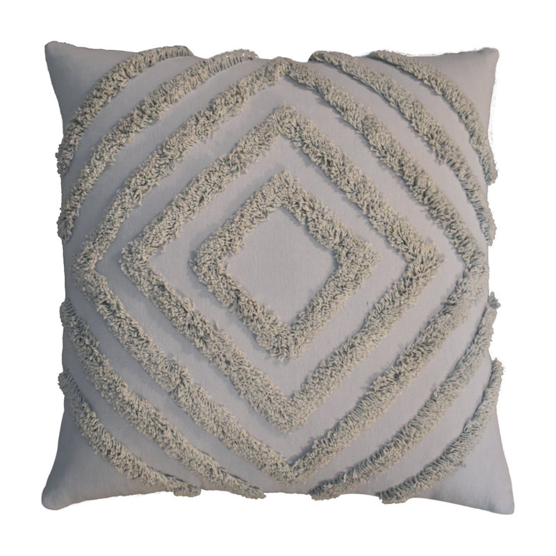 Grey Square Cushion