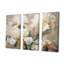 «Beige minimalisme Iris Radiant Petals», ensemble d'impressions d'art mural-107743913-107743911