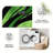 1PC Abstract Green & Black Tropical Leaf Watercolor area rugs for Living Room, Soft and Comfortable, Suitable for all seasons, easy-to-maintain, machine washable Indoor floor mat, Under Table Farmhouse suitable for under dining table, bedroom,-129131702