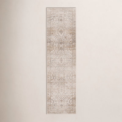 Lynnette Gray Beige Oriental Rug