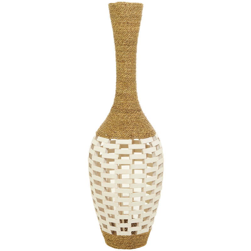 Vase de table Alachua, H 40 po x l 12,5 po x P 12,5 po