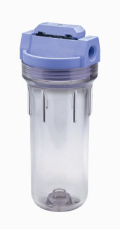 Clear Whole House Sediment Valve-In-Head Water Filter