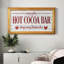 «Hot Cocoa Bar», reproduction d'un seul cadre photo sur toile-594293992